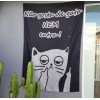 Bandeira Decorativa Não gosta de gato nem entra