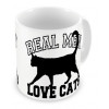 Caneca Real men love cats *