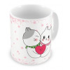 Caneca Gatinho Um amor pra ficar assim agarradinho