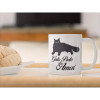 Caneca gato preto da amor