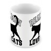 Caneca Real men love cats *