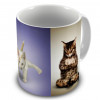 Caneca gatos Yoga