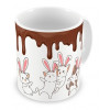 Caneca  Gatinho da Páscoa  chocolate