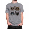 Camiseta cinza Kiss Cats