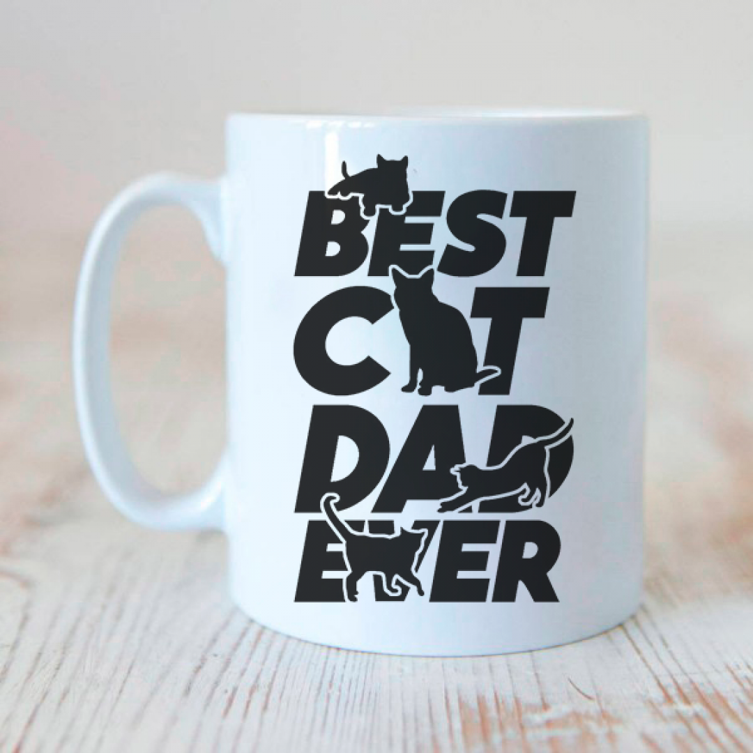 Caneca Best Cat Dad Ever