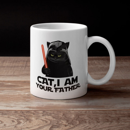 Caneca Cat Father Star Wars