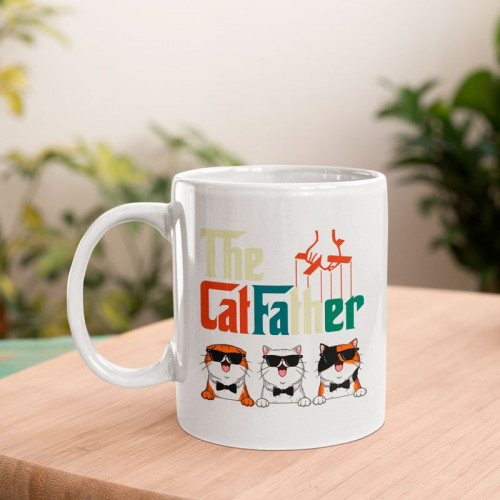 Caneca CatFather Cats Cores