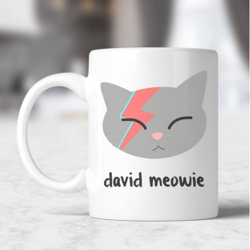 Caneca David Meowie