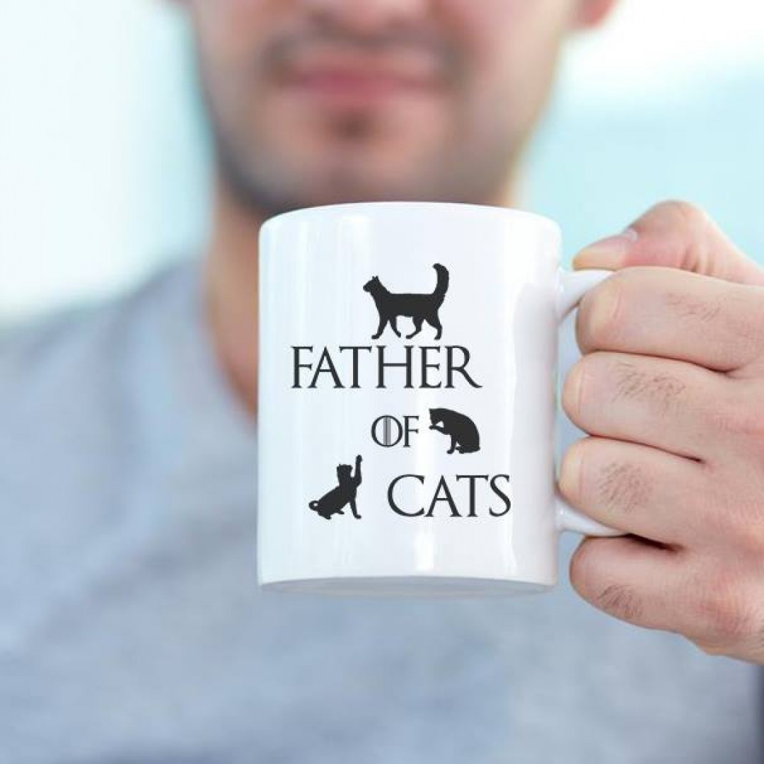 Caneca Father Of Cats
