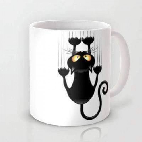 Caneca Gatinho Arranhando