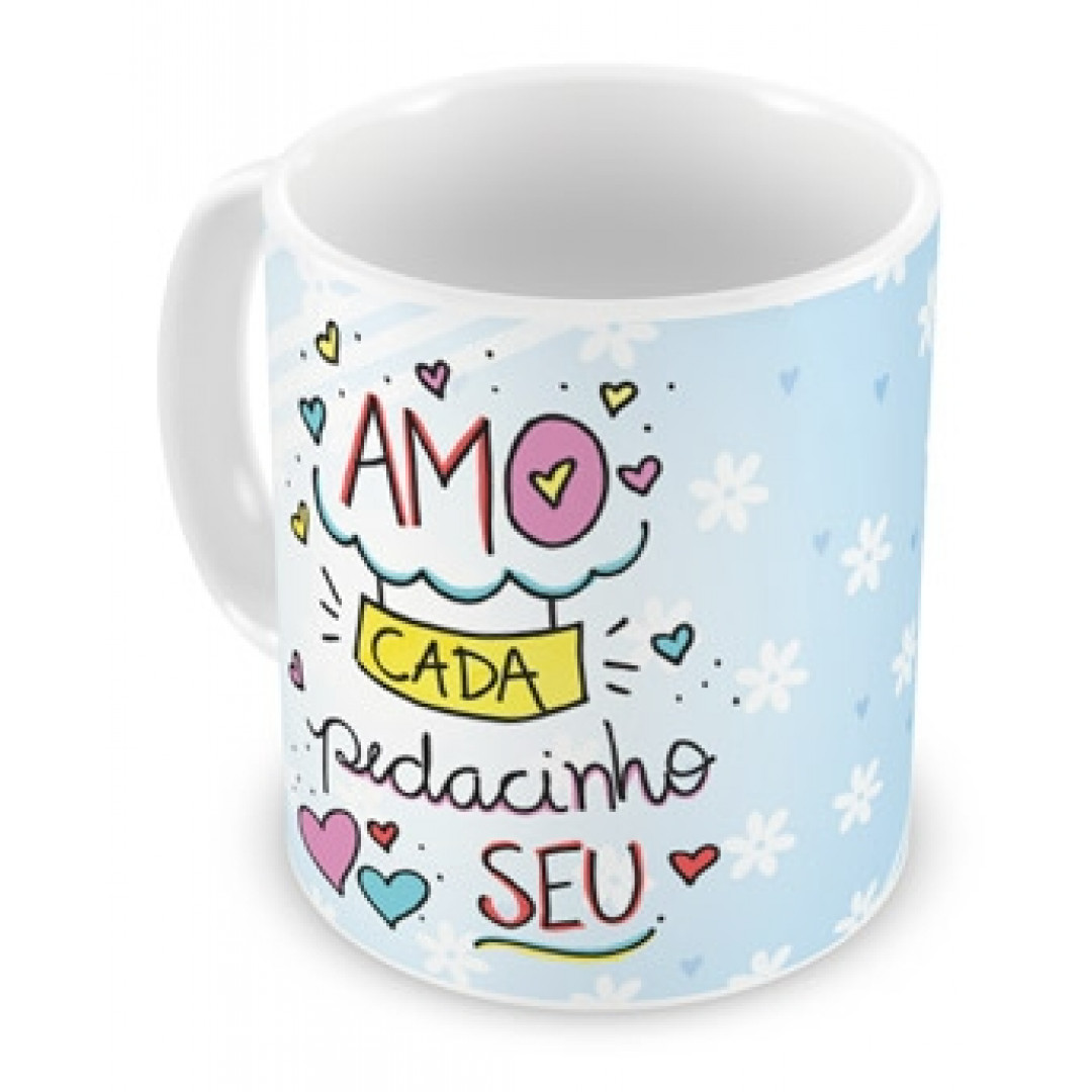 Caneca Gatinho Caneca Gatinho Amo Cada Pedacinho