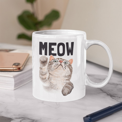 Caneca Gato Meow
