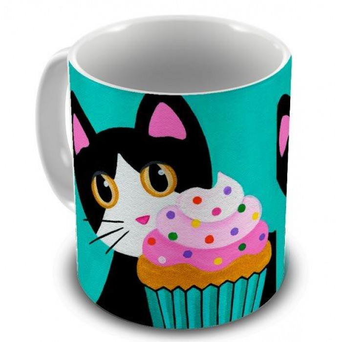 Caneca gato preto Chiquinho