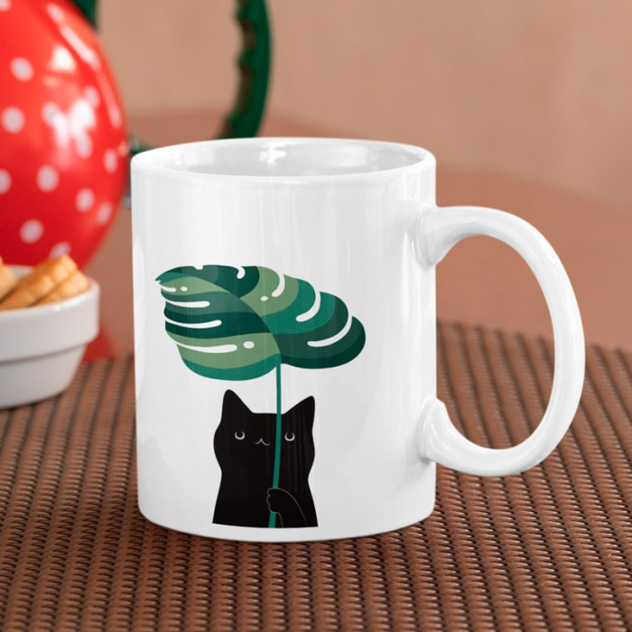 Caneca Gato Preto Costela