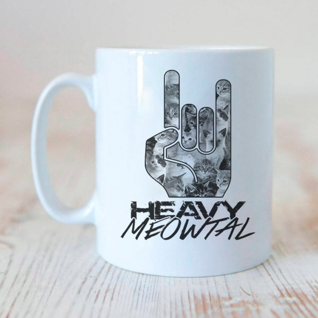 Caneca Heavy Meowtal