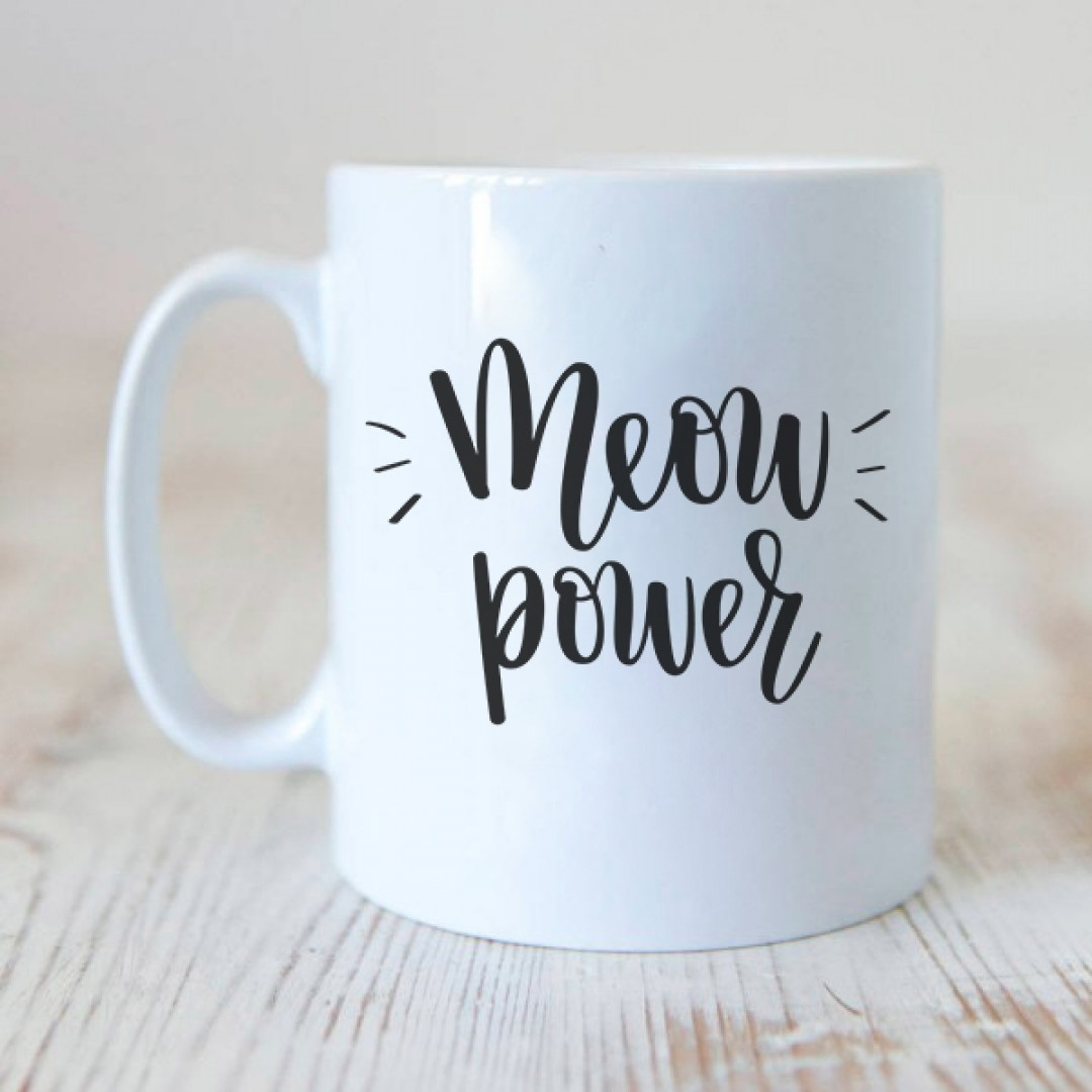 Caneca Meow Power