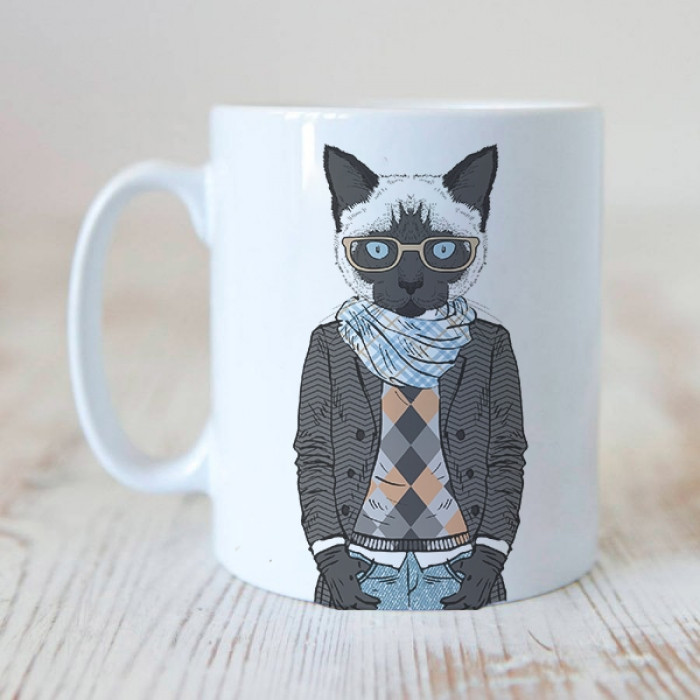 Caneca Meu Namorado é um Gato