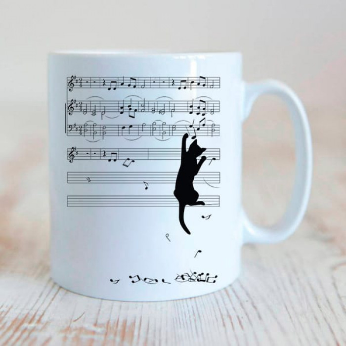 Caneca Notas Musicais