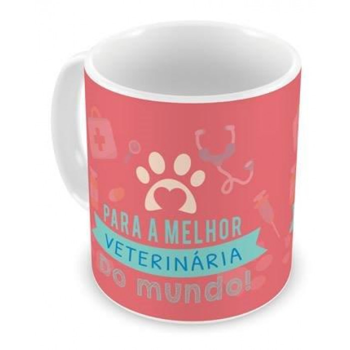 Caneca Para A Melhor Veterinária Do Mundo