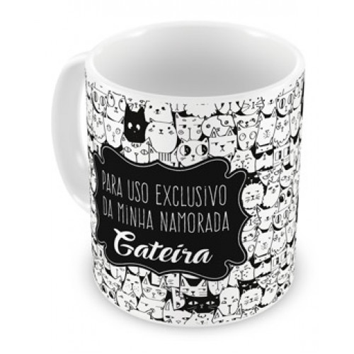 Caneca Para Uso Exclusivo da Minha Namorada Gateira