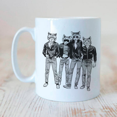 Caneca Rock Cats