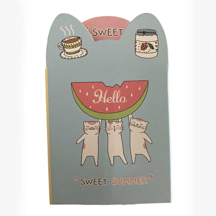 Card Postite Note Gatinhos Sweet