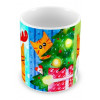 Caneca Gatos Natalino