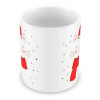 Caneca natal  gatinho noel