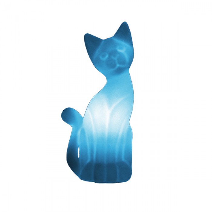 Luminária gato star Azul