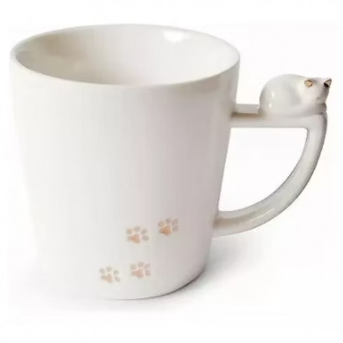 Caneca gato na alça