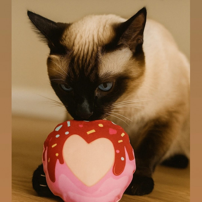 Donuts  Brigadeiro  recheado com cat nip