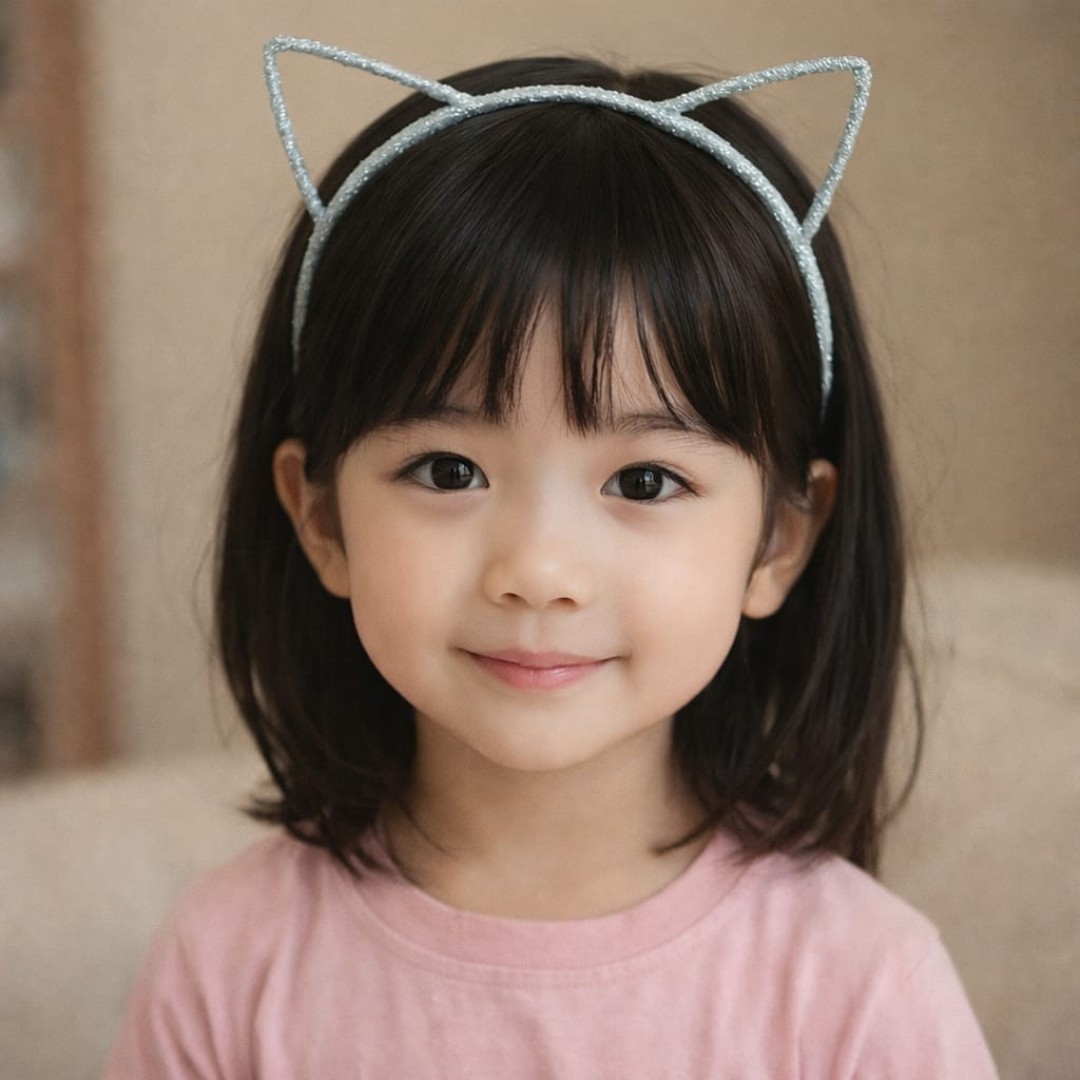 Tiara gatinhos diversas cores